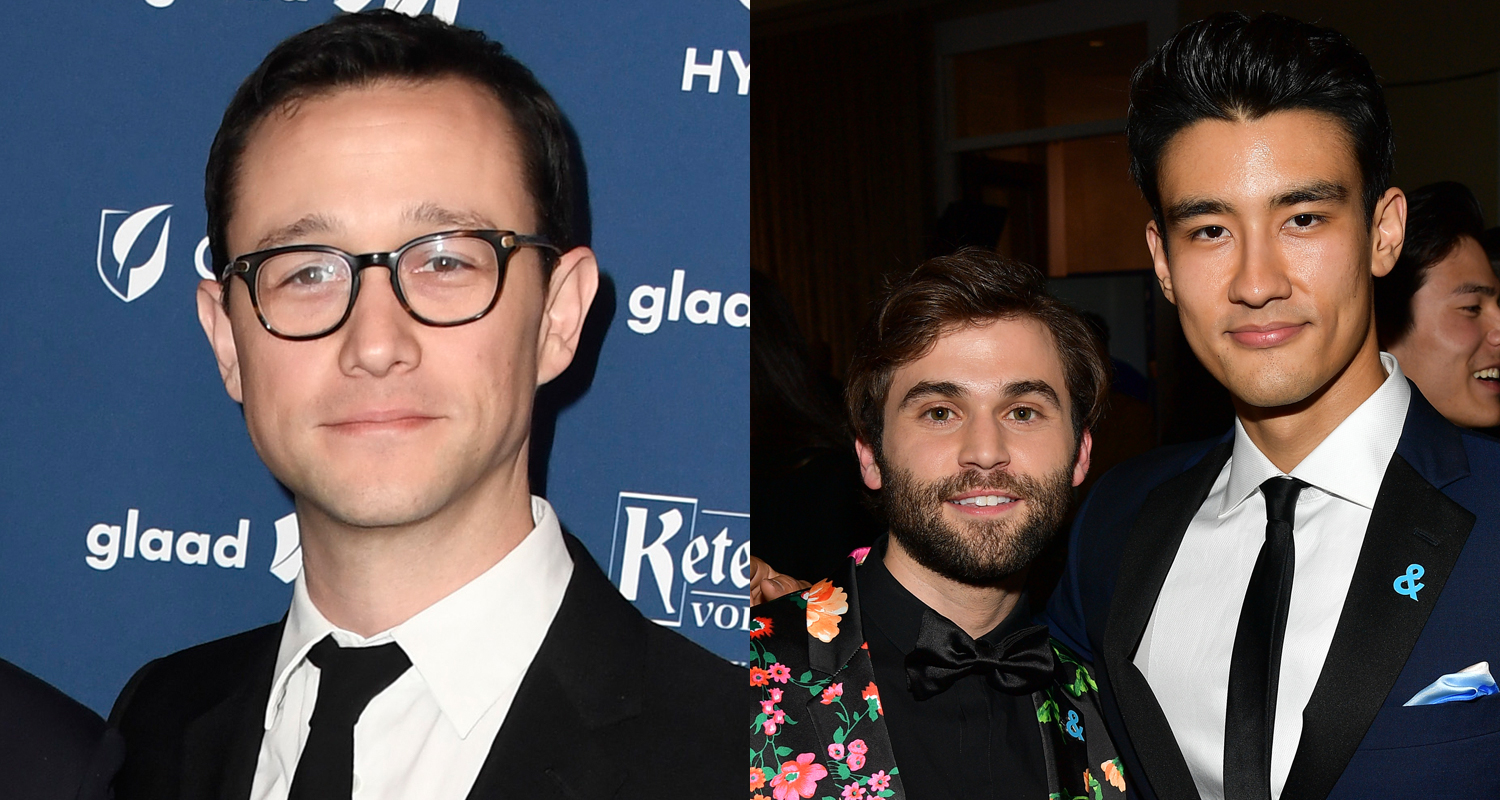 Joseph Gordon-Levitt Joins Jake Borelli & Alex Landi at GLAAD Media